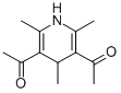 structure of CAS# 1081-09-0, 1-(5-Acetyl-2,4,6-Trimethyl-1,4-Dihydropyridin-3-Yl)Ethanone;1-(5-Ethanoyl-2,4,6-Trimethyl-1,4-Dihydropyridin-3-Yl)Ethanone;Ethanone, 1,1'-(1,4-Dihydro-2,4,6-Trimethyl-3,5-Pyridinediyl)Bis-;Nsc45011