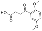structure of CAS# 1084-74-8, 2,5-Dimethoxy-gamma-Oxo-Benzenebutanoic Acid;4-(2,5-Dimethoxyphenyl)-4-Oxo-Butanoic Acid;4-(2,5-Dimethoxyphenyl)-4-Keto-Butyric Acid;Oprea1_452966