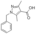 structure of CAS# 108444-25-3, 3,5-Dimethyl-1-(Phenylmethyl)Pyrazole-4-Carboxylate;3,5-Dimethyl-1-(Phenylmethyl)-4-Pyrazolecarboxylate;1-(Benzyl)-3,5-Dimethyl-Pyrazole-4-Carboxylate;Zinc03683275