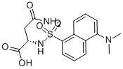 structure of CAS# 1100-23-8, 4-Amino-2-[(5-Dimethylaminonaphthalen-1-Yl)Sulfonylamino]-4-Oxobutanoic Acid;4-Amino-2-[(5-Dimethylamino-1-Naphthyl)Sulfonylamino]-4-Oxo-Butanoic Acid;4-Amino-2-[(5-Dimethylamino-1-Naphthyl)Sulfonylamino]-4-Oxobutanoic Acid;4-Amino-2-[(5-Dimethylamino-1-Naphthyl)Sulfonylamino]-4-Keto-Butyric Acid