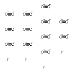 structure of CAS# 11065-24-0, Carbon Monooxide - Iridium (3:1);DODECACARBONYLTETRAIRIDIUM;Iridium carbon;Iridium carbonyl