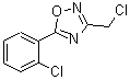 结构式 CAS# 110704-33-1, 3-(氯甲基)-5-(2-氯苯基)-1,2,4-恶二唑