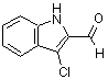 结构式 CAS# 110912-15-7, 3-氯-1H-吲哚-2-甲醛
