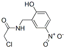 结构式 CAS# 110952-49-3, 2-[[(2-氯乙酰基)氨基]甲基]-4-硝基苯酚