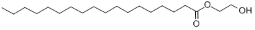 structure of CAS# 111-60-4, Ethylene Glycol Monostearate;Octadecanoic Acid 2-Hydroxyethyl Ester;Stearic Acid 2-Hydroxyethyl Ester;D01542