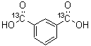 结构式 CAS# 112043-90-0, 1,3-苯(<sup>13</sup>C<sub>2</sub>)二甲酸