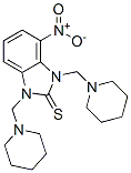 CAS#: 112094-11-8， 4-Nitro-1,3-Bis(Piperidin-1-Ylmethyl)Benzimidazole-2-Thione
