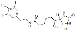 CAS 登录号：112242-37-2， N-(4-羟基-3,5-二碘苯基乙基)生物素酰胺