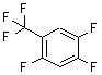 structure of CAS# 112290-07-0, 1,2,4-Trifluoro-5-(Trifluoromethyl)Benzene;2,4,5-Trifluorobenzotrifluoride;MFCD04972976;α,α,α,2,4,5-Hexafluorotoluene
