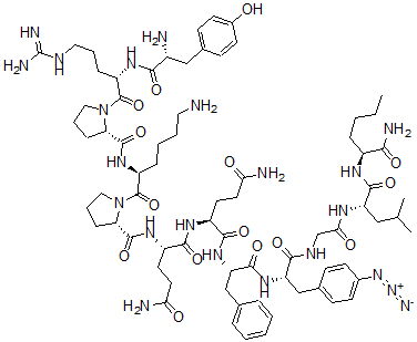 CAS#: 112396-65-3， Tyr(0)-(4'-N3)Phe(8)-Nle(11)-Substance P