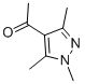 structure of CAS# 1125-28-6, 1-(1,3,5-Trimethylpyrazol-4-Yl)Ethanone;1-(1,3,5-Trimethyl-4-Pyrazolyl)Ethanone;Stk312138;Ketone, Methyl 1,3,5-Trimethyl-Pyrazol-4-Yl,