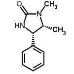 结构式 CAS# 112791-04-5, (4S,5R)-1,5-二甲基-4-苯基-2-咪唑烷酮