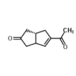 CAS 登录号：112835-91-3， (3aS)-5-乙酰基-3,3A,4,6A-四氢-2(1H)-二并环戊烯酮
