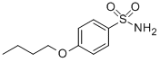structure of CAS# 1138-58-5, 4-Butoxy-Benzenesulfonamide;4-(N-BUTOXY)BENZENESULPHONAMIDE;4-(N-BUTOXY)BENZENESULFONAMIDE;4-BUTOXYBENZENE-1-SULFONAMIDE