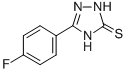 结构式 CAS# 114058-91-2, 5-(4-氟苯基)-4H-1,2,4-三唑-3-硫醇