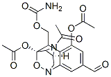 CAS 登录号：114580-45-9， (1aS,3S,8R,9S,9aS)-1-乙酰基-7,9-二(乙酰氧基)-8-(((氨基羰基)氧基)甲基)-1,1a,2,8,9,9a-六氢-3,9-环氧-3H-氮丙啶并(2,3-c)苯并氮杂环辛四烯-5-甲醛
