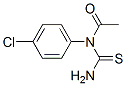 CAS 登录号：114709-65-8， N-(氨基硫代甲酰)-N-(4-氯苯基)-乙酰胺