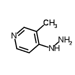 结构式 CAS# 114913-51-8, 4-肼基-3-甲基吡啶