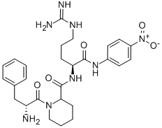 结构式 CAS# 115388-96-0, D-苯丙氨酰-(2S)-2-哌啶羰基-N-(4-硝基苯基)-L-精氨酰胺三乙酸酯