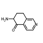 structure of CAS# 115787-48-9, 6-Amino-7,8-Dihydro-5(6H)-Isoquinolinone;6-amino-7,8-dihydroisoquinolin-5(6H)-one