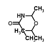 结构式 CAS# 115910-75-3, N-(1-异丙氧乙基)乙酰胺
