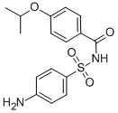 structure of CAS# 116-42-7, Sulfaproxyline;N-(4-Aminophenyl)Sulfonyl-4-Isopropoxy-Benzamide;N-(4-Aminophenyl)Sulfonyl-4-Isopropoxybenzamide;N-(4-Aminophenyl)Sulfonyl-4-Propan-2-Yloxy-Benzamide