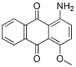 结构式 CAS# 116-83-6, 1-氨基-4-甲氧基蒽-9,10-二酮