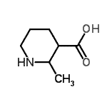 CAS 登录号：116140-14-8， 2-甲基-3-哌啶羧酸