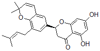 CAS 登录号：116174-67-5， (2S)-2-[2,2-二甲基-8-(3-甲基丁-2-烯基)苯并吡喃-6-基]-5,7-二羟基色满-4-酮
