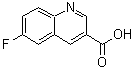 结构式 CAS# 116293-90-4, 6-氟-3-喹啉羧酸
