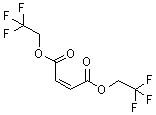 structure of CAS# 116401-64-0, (2Z)-2-Butenedioic Acid 1,4-Bis(2,2,2-Trifluoroethyl) Ester