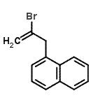 结构式 CAS# 116545-04-1, 1-(2-溴-2-丙烯-1-基)萘