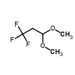 structure of CAS# 116586-94-8, 1,1,1-Trifluoro-3,3-Dimethoxypropane;1,1,1-tris(fluoranyl)-3,3-dimethoxy-propane;3,3-(dimethoxy)-1,1,1-trifluoropropane;3,3,3-trifluoro-1,1-dimethoxypropane