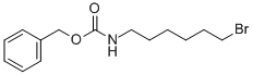 structure of CAS# 116784-97-5, N-(6-Bromohexyl)-Carbamic Acid Phenylmethyl Ester;(6-BROMO-HEXYL)-CARBAMIC ACID BENZYL ESTER;N-CBZ-6-BROMO-HEXYLAMINE