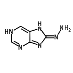 CAS 登录号：116799-06-5， (8E)-8-亚肼基-7,8-二氢-1H-嘌呤