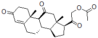 CAS 登录号：1173-27-9， [2-[(8S,9S,10R,13S,14S,17S)-10,13-二甲基-3,11-二氧代-2,6,7,8,9,12,14,15,16,17-十氢-1H-环戊并[a]菲-17-基]-2-氧代乙基]乙酸酯