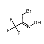 structure of CAS# 117341-57-8, (2Z)-3-Bromo-1,1,1-Trifluoro-N-Hydroxy-2-Propanimine;3-bromo-1,1,1-trifluoro-2-(hydroxyimino)propane;3-Bromo-1,1,1-trifluoroacetone oxime;3-BROMO-1,1,1-TRIFLUOROACETONEOXIME
