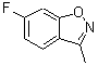 结构式 CAS# 117933-03-6, 6-氟-3-甲基-1,2-苯并恶唑