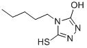 structure of CAS# 117987-05-0, 4-Pentyl-5-Thioxo-1,2,4-Triazolidin-3-One;4-Pentyl-5-Sulphanyl-4H-1,2,4-Triazol-3-Ol, 4-Pentyl-5-Mercapto-4H-1,2,4-Triazol-3-Ol;5-HYDROXY-4-N-PENTYL-1,2,4-TRIAZOLE-3-THIOL;5-Hydroxy-4-Pentyl-1,2,4-Triazole-3-Thiol