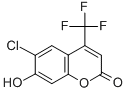 structure of CAS# 119179-66-7, 6-Chloro-7-Hydroxy-4-(Trifluoromethyl)-2H-1-Benzopyran-2-One;6-Chloro-7-Hydroxy-4-(Trifluoromethyl)-2H-Chromen-2-One;6-Chloro-7-Hydroxy-4-(Trifluoromethyl)Coumarin 97%;6-Chloro-7-Hydroxy-4-(Trifluoromethyl)Coumarin97%