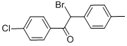 structure of CAS# 119267-79-7, 2-Bromo-1-(4-Chlorophenyl)-2-(4-Methylphenyl)-Ethanone;2-Bromo-1-(4-Chlorophenyl)-2-(4-Methylphenyl)Ethan-1-One, 95+%;2-BROMO-1-(4-CHLOROPHENYL)-2-(4-METHYLPHENYL)ETHAN-1-ONE
