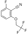 结构式 CAS# 119584-74-6, 2-氟-6-(2,2,2-三氟乙氧基)-苯甲腈