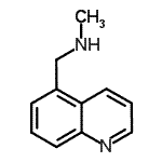 structure of CAS# 120139-90-4, N-Methyl-1-(5-Quinolinyl)Methanamine;methyl(5-quinolylmethyl)amine;methyl(quinolin-5-ylmethyl)amine;Methyl(Quinolin-5-Yl-Methyl)Amine Oxalate
