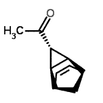 CAS 登录号：120663-38-9， 1-[(2R,3S,4S)-三环[3.2.1.0<sup>2,4</sup>]辛-6-烯-3-基]乙酮