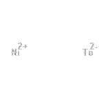 结构式 CAS# 12142-88-0, 碲化镍(2+)