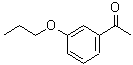 结构式 CAS# 121704-77-6, 1-(3-丙氧基苯基)乙酮