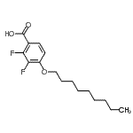 CAS#: 122265-97-8， 2,3-Difluoro-4-(Nonyloxy)Benzoic Acid