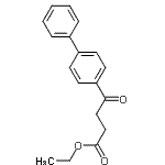 structure of CAS# 1230-54-2, Ethyl 4-(4-Biphenylyl)-4-Oxobutanoate;Ethyl 4-(4-biphenyl)-4-oxobutyrate;Ethyl 4-oxo-4-(4-phenylphenyl)butanoate