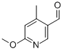 structure of CAS# 123506-66-1, 6-Methoxy-4-Methyl-3-Pyridinecarboxaldehyde;3-Pyridinecarboxaldehyde, 6-Methoxy-4-Methyl- (9CI);6-Methoxy-4-Methyl-3-Pyridinecarboxaldehyde;6-Methoxy-4-Methylnicotinaldehyde
