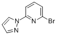 structure of CAS# 123640-41-5, 2-Bromo-6-(1H-Pyrazol-1-Yl)-Pyridine;2-Bromo-6-(1H-Pyrazol-1-Yl)Pyridine ,97%;2-BROMO-6-(1H-PYRAZOL-1-YL)PYRIDINE
